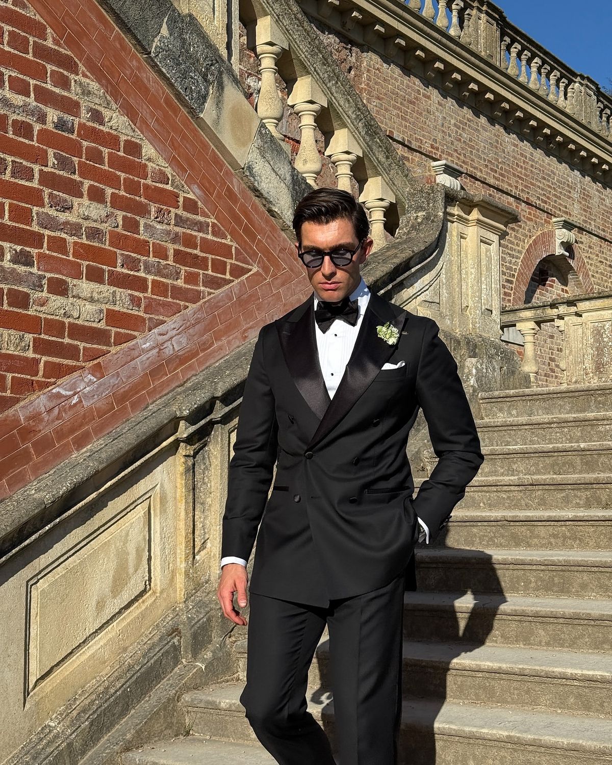 Black tie Tuxedo - style 1